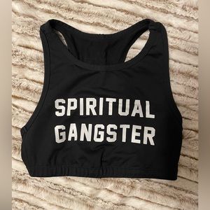 Spiritual gangster sports bra
